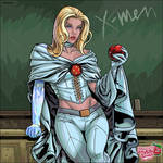 Emma Frost by aThunderclaw