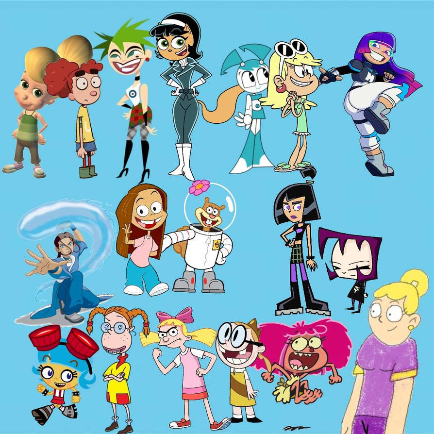 Nicktoons Girls by ChrisCartoon on DeviantArt