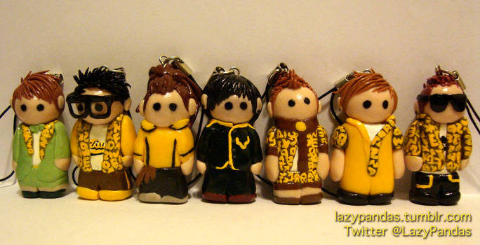 Block B cell phone charms