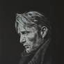 Mads Mikkelsen portrait artwork 