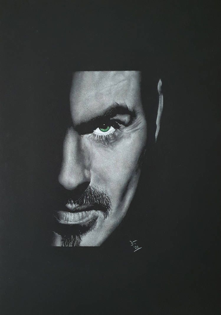 George Michael portrait artwork by DT73ART on DeviantArt