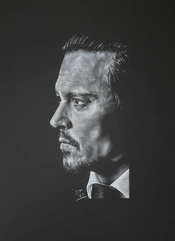 Johnny Depp portrait artwork 