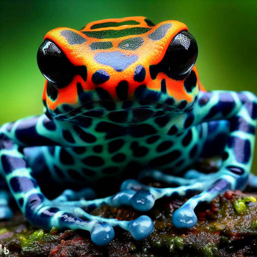 Colorful Frog by RogueDawg777 on DeviantArt