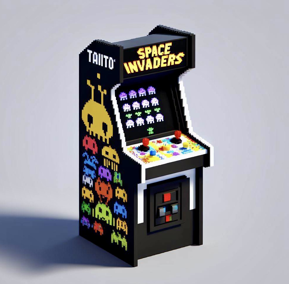 Retro Space Invaders Edition Arcade by RogueDawg777 on DeviantArt