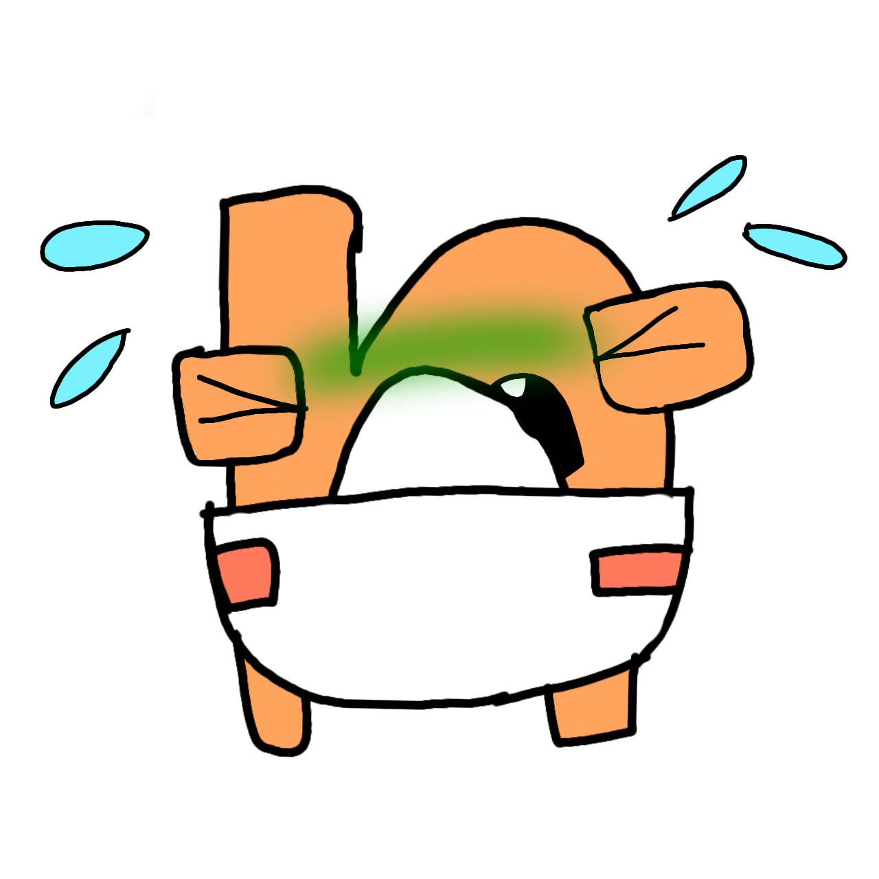 Baby F crying because he's sick by SparkyAnimate1205 on DeviantArt