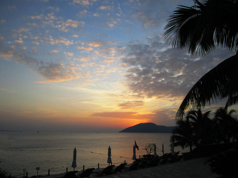 Sunset over Hainan