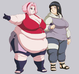 fat hina and sakura