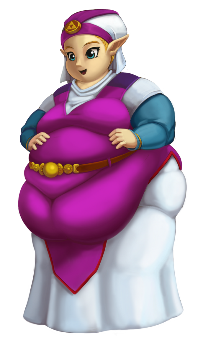 zelda fat by Eishiban on DeviantArt