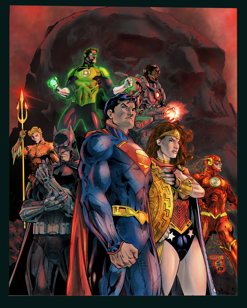 Justice League - Jim Lee by benfalobir on DeviantArt