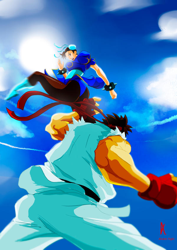 Chun Li And Ryu R Ryu vs Chun-li by alvarojr on DeviantArt