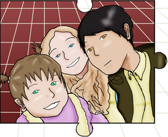 Jigsaw piece-Child Hayley, Eliza and Gilbert