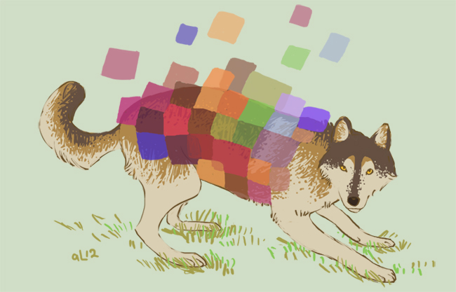 Pixel Wolf