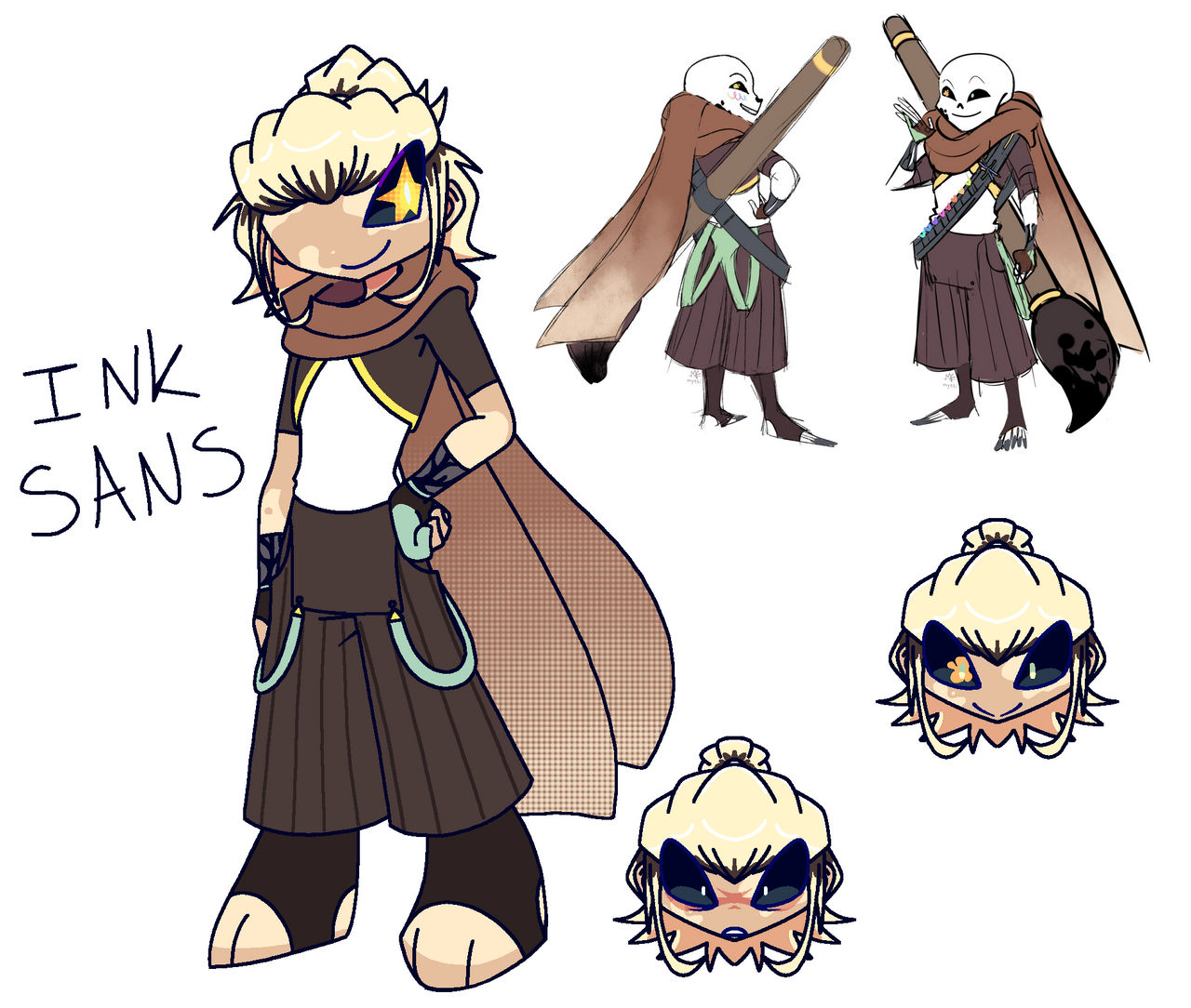 INK SANS by Raingurlll on DeviantArt