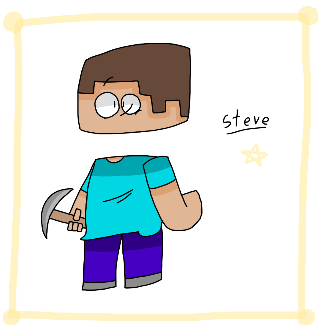 Minecraft - Steve by SnowMuffinYT on DeviantArt