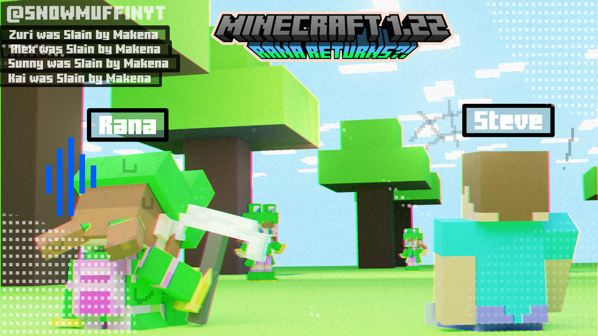 Minecraft 1.22 Rana Returns??! (Fake Update) by SnowMuffinYT on DeviantArt