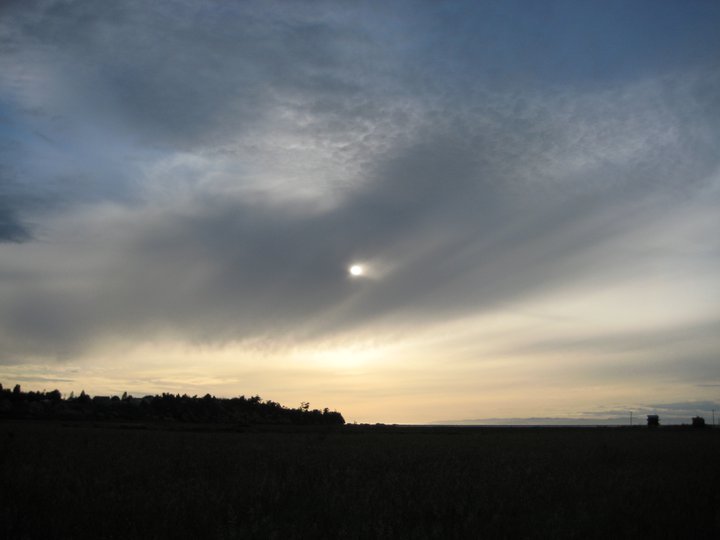 Hole in the clouds