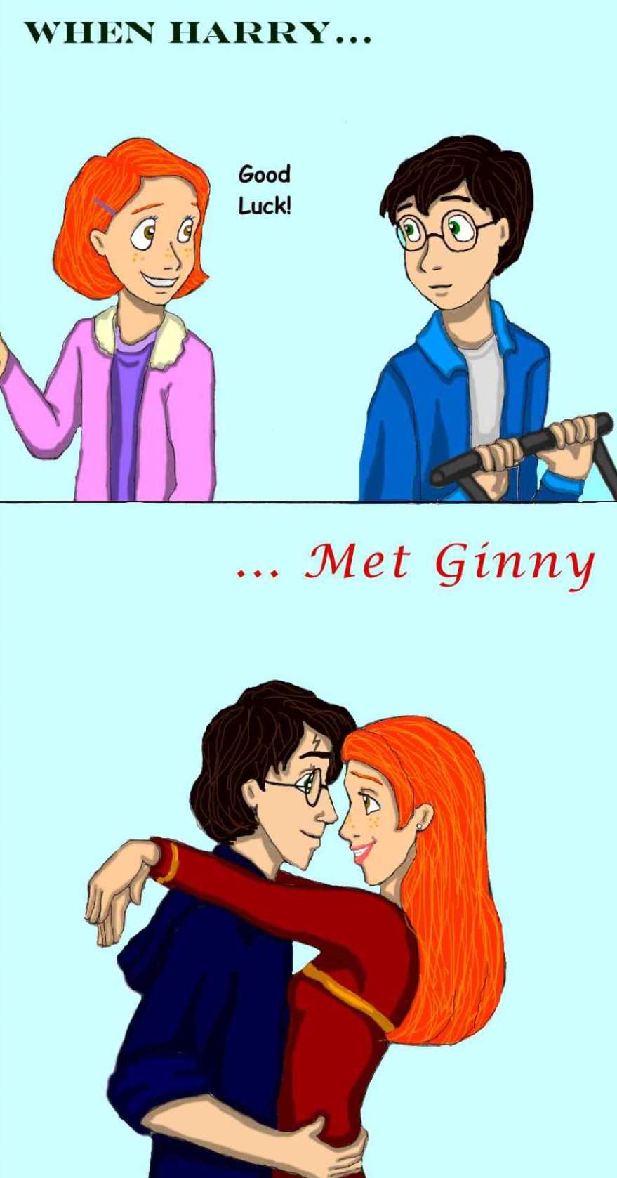 When Harry Met Ginny... by on DeviantArt