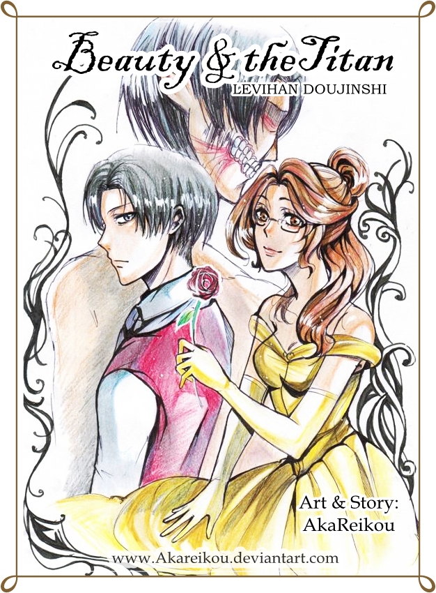 Doujinshi Cover: Beauty and The Titan (LeviHan)