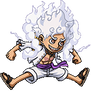 Luffy Gear 5 Animated Sprite