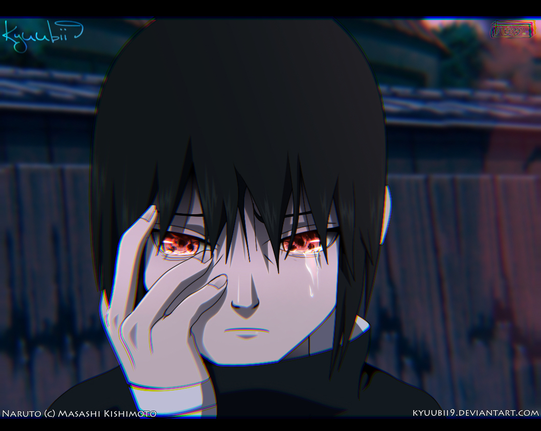 Itachi Awakening Of The Sharingan By Kyuubii9 On Deviantart