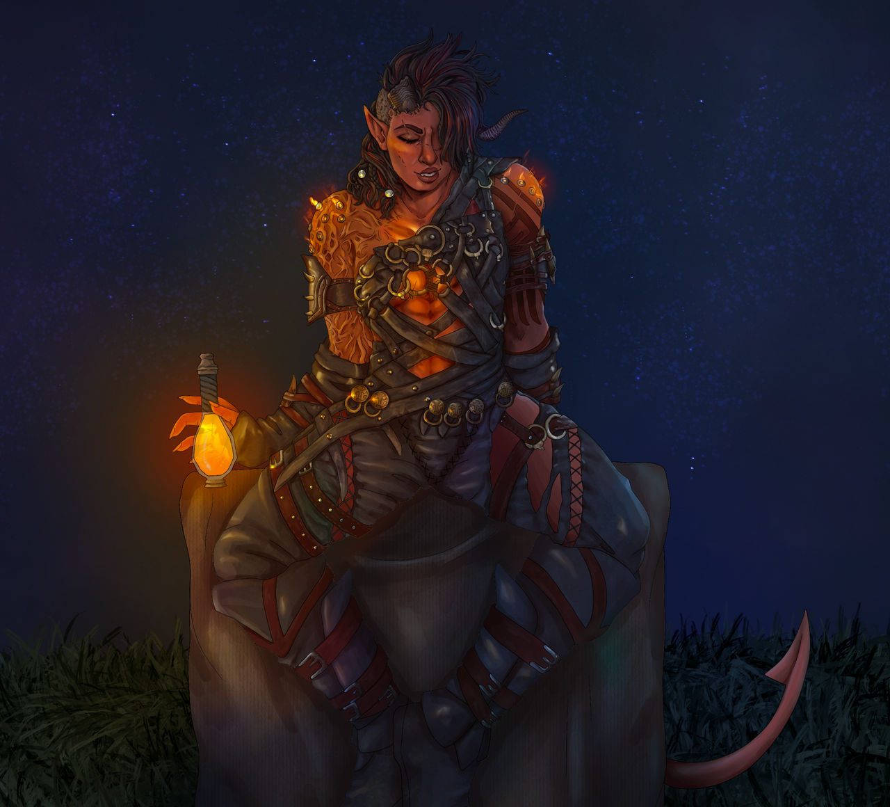 Deviantart Karlch Karlach under the stars by PumpkinSpiceArt on DeviantArt