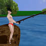 I go fishing