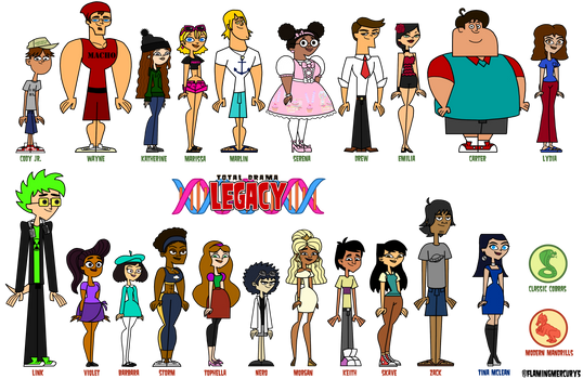 Total Drama Legacy Lineup