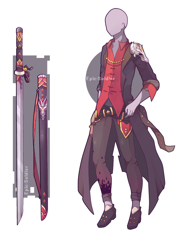 Custom outfit and weapon commission