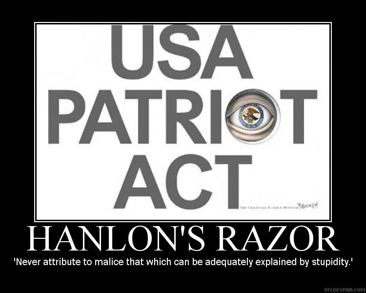 Hanlon's Razor by theflyingdutchman84 on DeviantArt