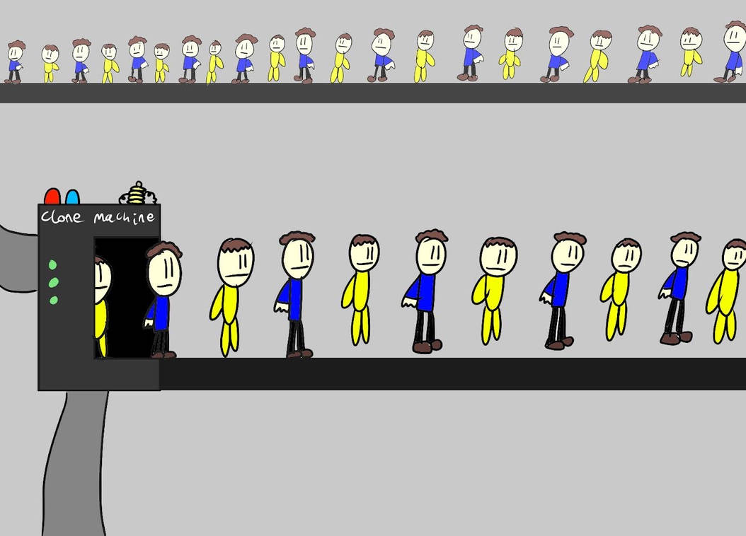 Cloning Machine Deviantart Clone factory by YourLocalInternetGuy on DeviantArt
