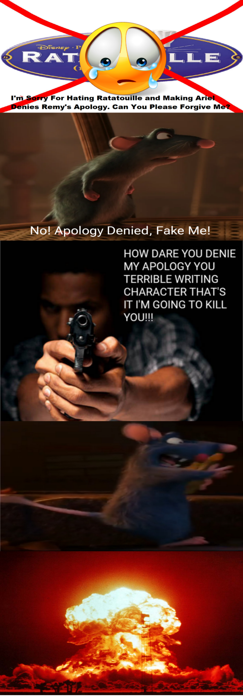 Cursed Remy I Killed Remy For Denying My Apology by RATATOUILLE-HATER-07 on DeviantArt