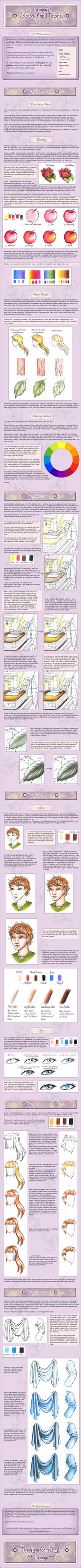 Coloured Pencil Tutorial 2 by Lienwyn