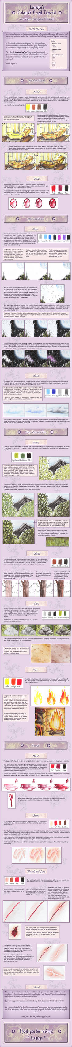 Coloured Pencil Tutorial 3 by Lienwyn