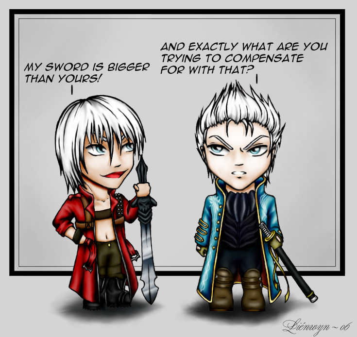 DMC 3 - Vergil and Dante by TyrusWoon on DeviantArt