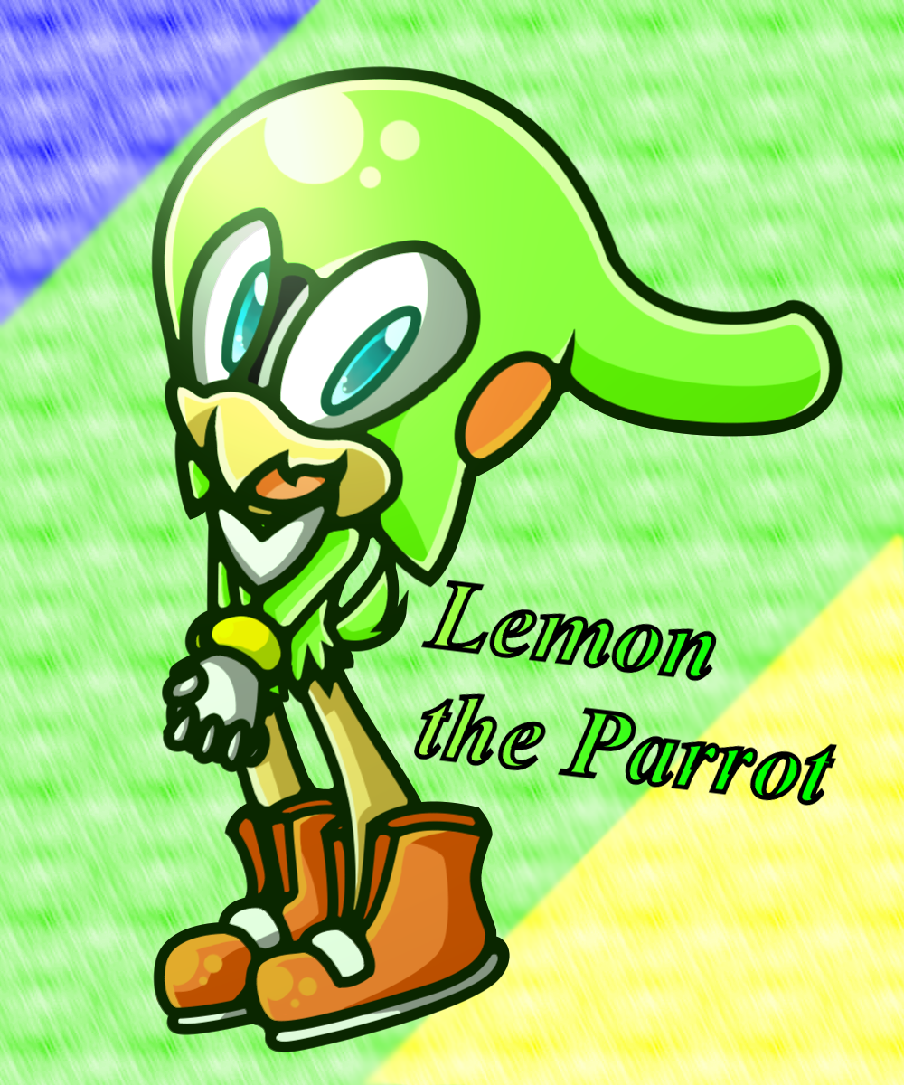 Lemon the Parrot ((AT WITH DRAWLOVERLALA))