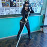 Julie Newmar's catwoman cosplay!