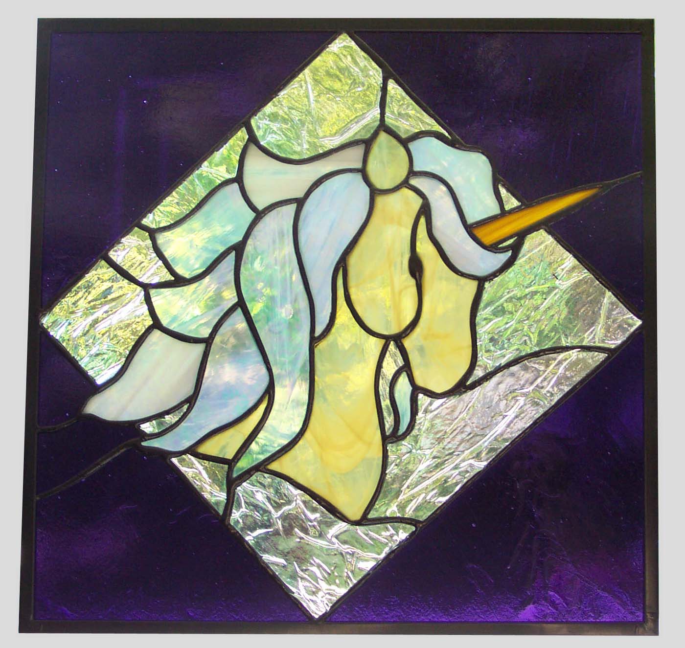 Stained Glass Unicorn