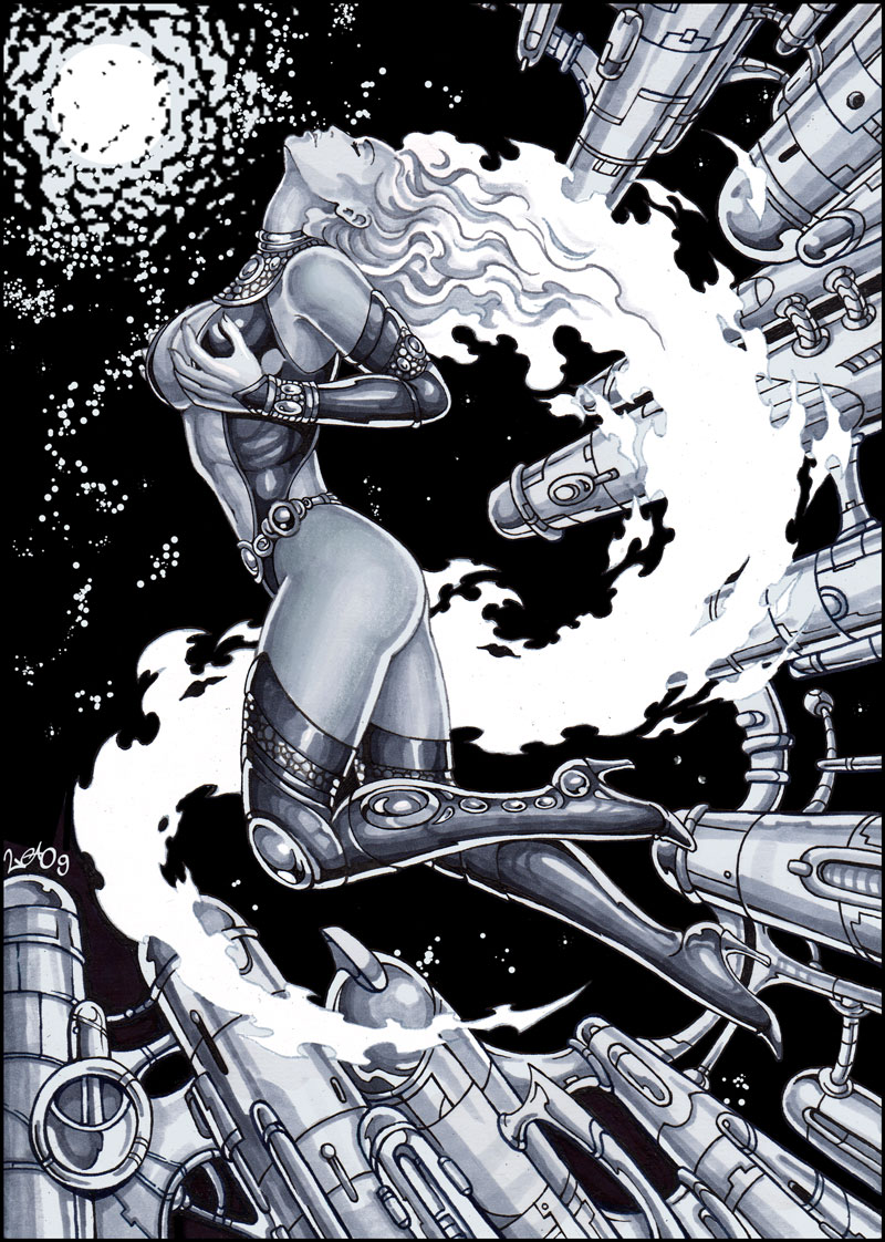 Starfire - BW