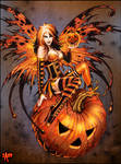 Fairy of Halloween Pumpkin by Candra