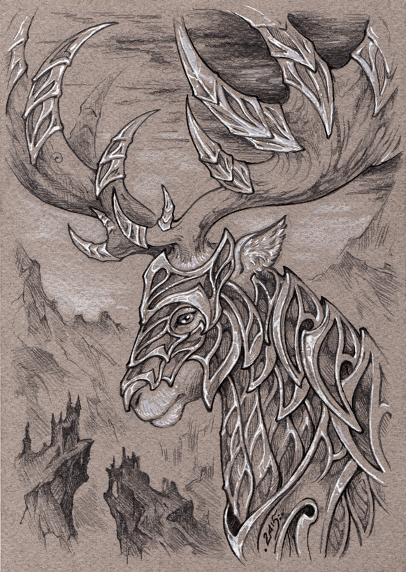 Thranduil's battle elk