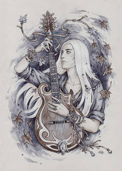 Thranduil and his guitar