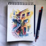 Instaart - Building with stairs