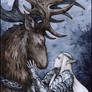 Thranduil and his elk