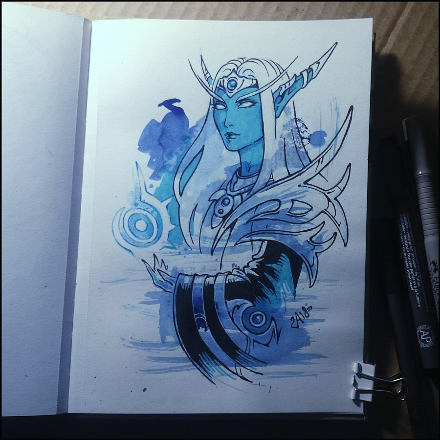 Sketchbook - Arcanist Valtrois