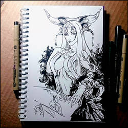 Sketchbook -  Ultimecia (NSFW on Patreon)