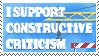 Constructive Criticism Stamp by TheMysteriousK