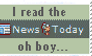 I Read The News Stamp