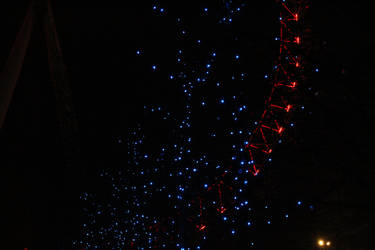 By London Eye at night