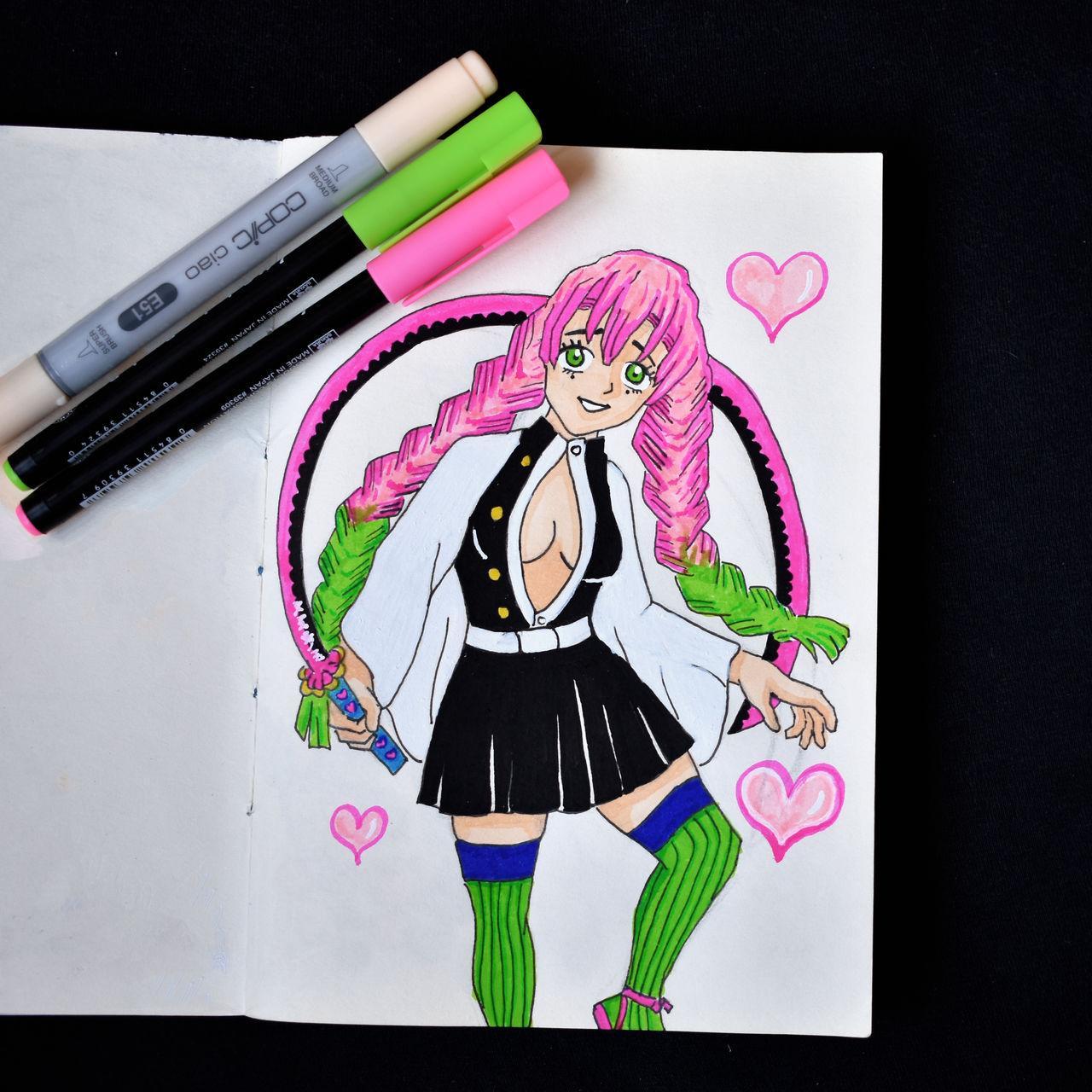 Mitsuri Kanroji Fanart By Driikart On DeviantArt mitsuri-kanroji-fanart-by-driikart-on-deviantart