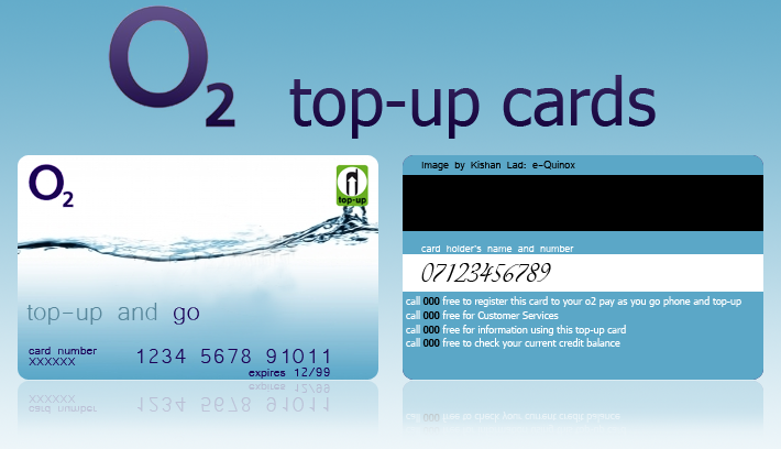 How to check credit on 02 pay as you go O2 Top Up Card By E Quinox On Deviantart